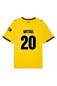 Girona Axel Witsel #20 Voetbaltruitje Uit tenue 2025-26 Korte Mouw